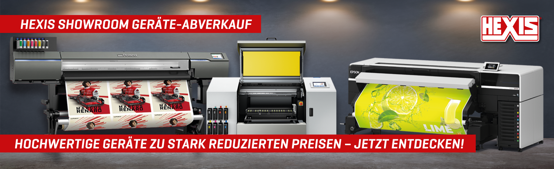 ABVERKAUF SHOWROOMGERÄTE