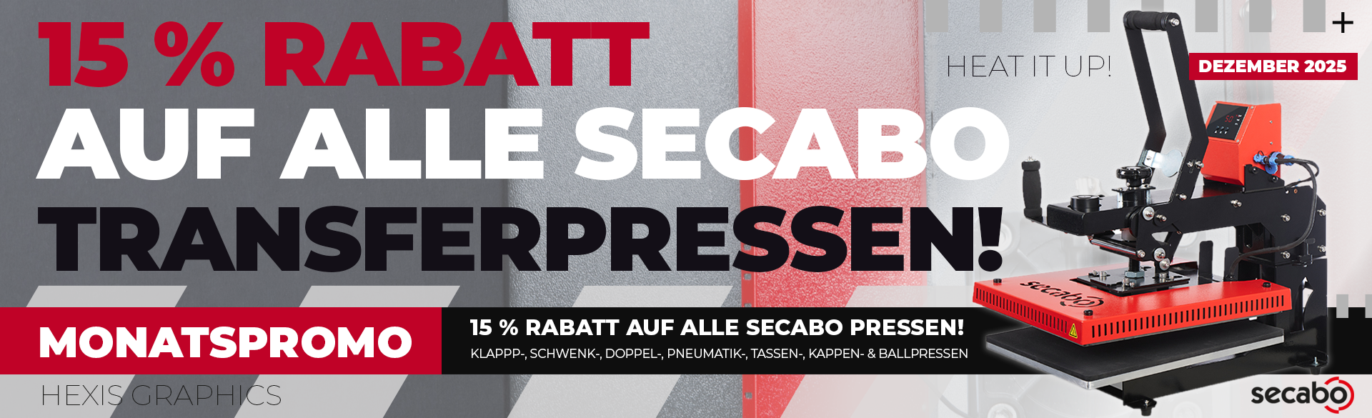 Secabo Tassenpressen Secabo Tassenpressen