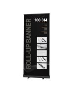 Roll-up Banner Alu Black 100cm