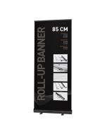 Roll-up Banner Alu Black 85cm