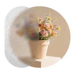 DEW Fensterfolie mit Frosteffekt